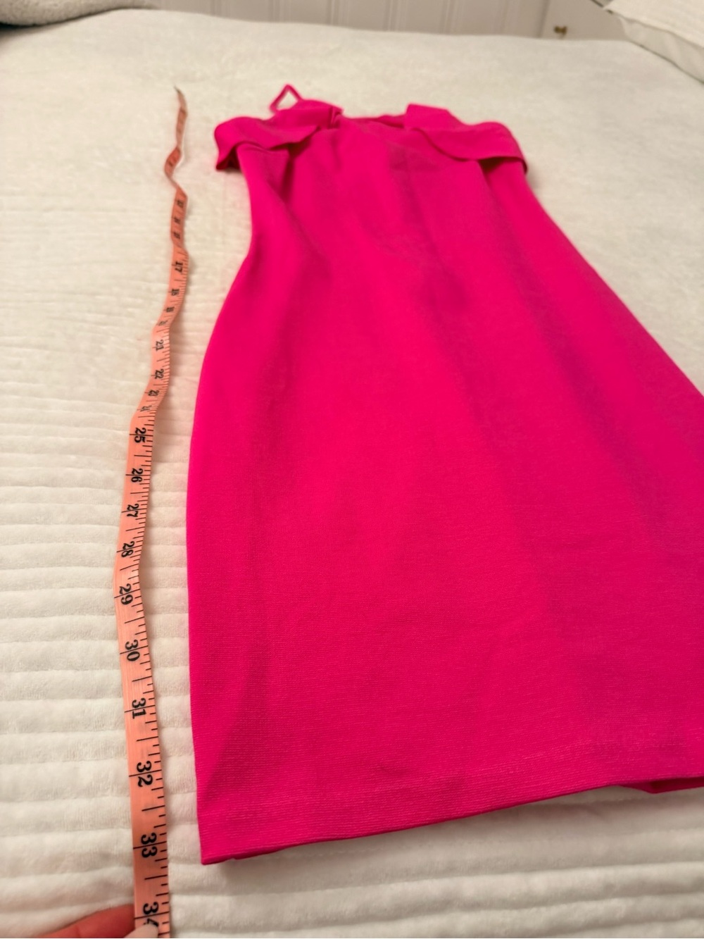 Aqua Hot Pink Ruffle-Trim Mini Dress - Picture 6 of 6